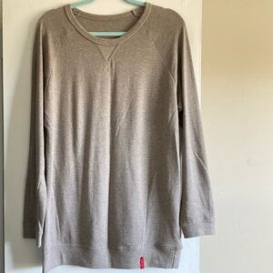 Japan Airlines First Class Pajamas Top M Unisex Loungewear Pullover 100% Cotton